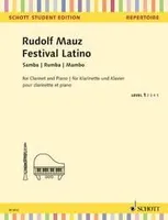 Festival Latino, Samba, Rumba, Mambo. Clarinet (in B) and Piano.