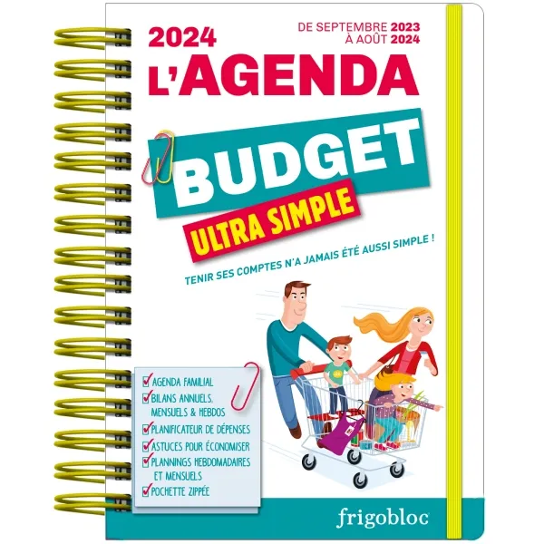 Agenda 2024 Ultra Simple du budget ! (de sept. 2023 à août 2024) - . -  Librairie L'Armitière