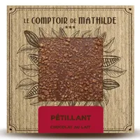 Tablette Chocolat Lait Pétillant 80G