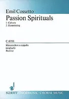 Passion Spirituals, men's choir (TTBB). Partition de chœur.