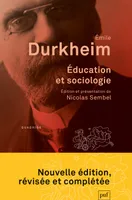 Éducation et sociologie, Présentation de Nicolas Sembel