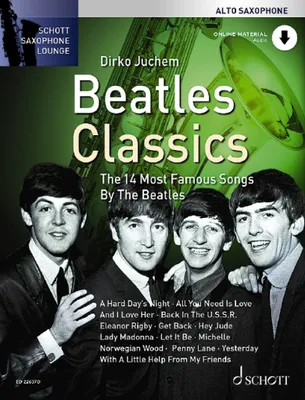 Beatles Classics, The 14 Most Famous Songs by The Beatles. alto saxophone.