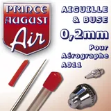 Aiguille & Buse 0,2 pour Aérographe A011