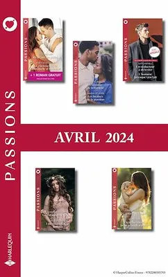 Pack mensuel Passions - 10 romans + 1 titre gratuit (Avril 2024)