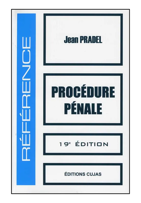 Livres Économie-Droit-Gestion Droit Généralités Procédure pénale Jean Pradel