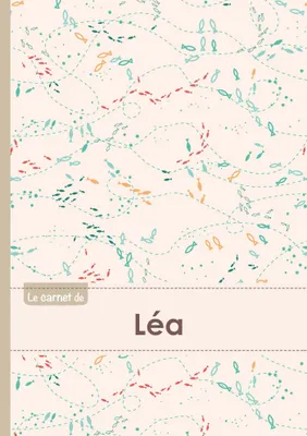 Le carnet de Léa - Lignes, 96p, A5 - Poissons