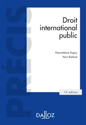 Droit international public - 13e éd.