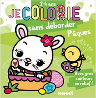 Je colorie sans déborder (2-4 ans) - Pâques (Lapine dans panier) T69