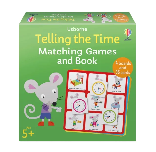 Jeux et Jouets Livres Livres en VO Livres en anglais Telling the Time Matching Games and Book Kate Nolan, Schofield Jayne