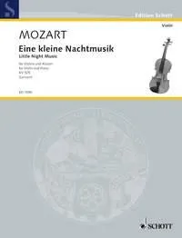 Petite Sérénade nocturne, K 525. violin and piano.