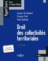 Droit des collectivités territoriales - 2e ed., HyperCours