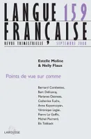 Langue française nº 159 (3-2008), Points de vue sur comme