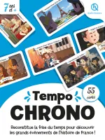 Tempo Chrono Histoire de France (2nde Ed) - Jeu de chronologie 7 ans et +