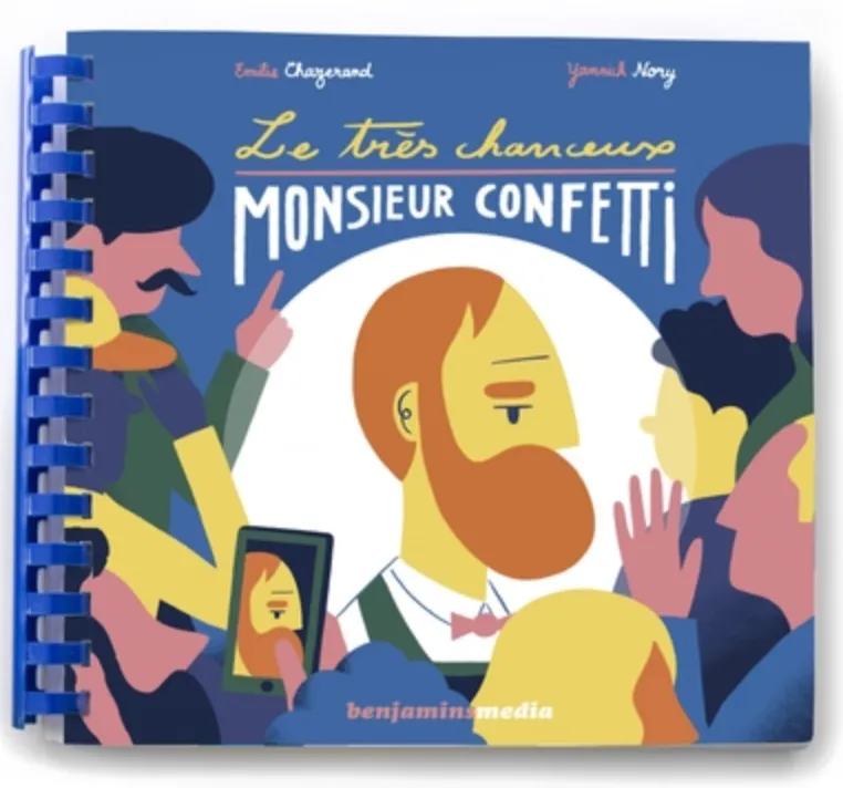Livres Jeunesse de 3 à 6 ans Recueils, contes et histoires lues Le très chanceux Monsieur Confetti Emilie Chazerand