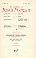 La Nouvelle Revue Française N' 188 (Aoűt 1968)