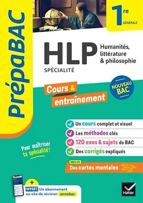 Prépabac HLP 1re générale (spécialité), nouveau programme de Première