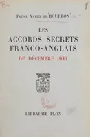 Les accords secrets franco-anglais de décembre 1940