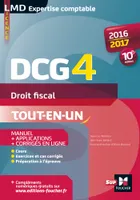 4, DCG 4 - Droit fiscal - Manuel et applications - 10e édition - Millésime 2016-2017