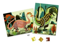 Jeux et Jouets Loisirs créatifs Découpes, collages et assemblages Mosaiques - Dinosaure Loisirs créatifs