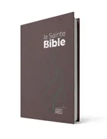 Bible Segond NEG, compacte, couverture rigide imprimée brune