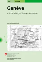 Carte nationale de la Suisse, 270, GENEVE CRET DE LA NEIGE - VERSOIX