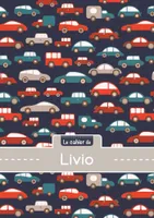 Le cahier de Livio - Blanc, 96p, A5 - Voitures