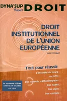 DROIT INSTITUTIONNEL DE L'UNION EUROPENNE