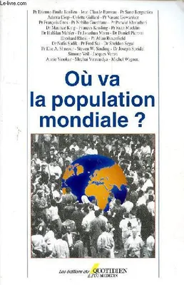 Ou va la population symposium [Paperback]
