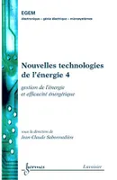 Nouvelles technologies de l'énergie 4 : gestion de l'énergie et efficacité énergétique (Traité EGEM, série génie électrique)