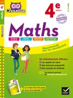 Maths 4e, cahier d'entraînement et de révision