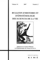 Bulletin d'Histoire et d'Epistemologie des Sciences De
