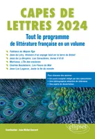 CAPES de Lettres 2024, Tout le programme de littérature française en un volume