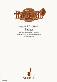 Entrata, für Blechbläser und Pauken. brass instruments and timpani. Partition.