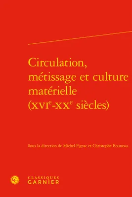 Circulation, métissage et culture matérielle, Xvie-xxe siècles