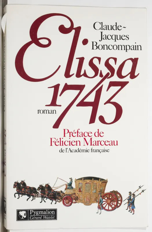 Elissa 1743, roman Jacques Boncompain