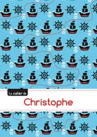 Le cahier de Christophe - Petits carreaux, 96p, A5 - Pirates