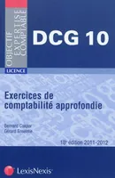 10, Exercices de comptabilité approfondie / DCG, épreuve n  10, DCG, épreuve n° 10