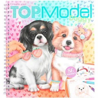 Top Model - Album à colorier create your doggy