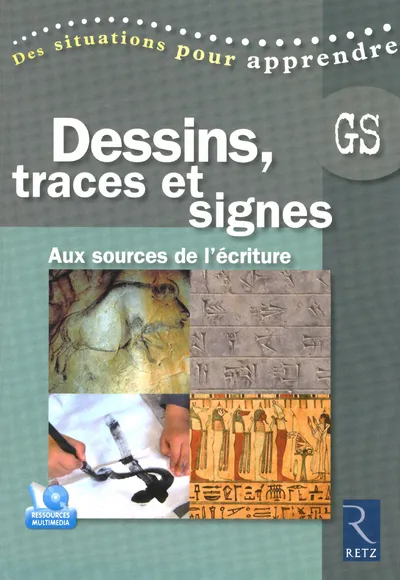 Livres Scolaire-Parascolaire Pédagogie et science de l'éduction Dessins, traces et signes (+ DVD) Marie-Thérèse Zerbato-Poudou