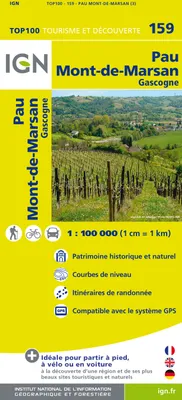 Top 100, 159, Top100159 Pau/Mont-De-Marsan  1/100.000