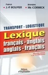 Transport - Logistique, Lexique français - anglais, anglais - français