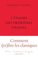 L'énigme des premières phrases, collection Le Courage dirigée par Charles Dantzig