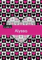 Le cahier d'Alyssa - Blanc, 96p, A5 - C ur et étoile