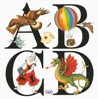 ABCD · Abécédaire · Album imagier illustré · Livre-jeu · dès 3 ans [Hardcover] Galeron,Henri