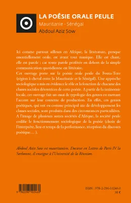 La poésie orale peule, Mauritanie - Sénégal