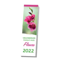 Le calendrier marque-page Fleurs 2022