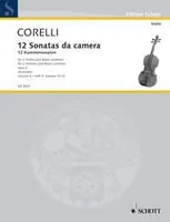 Twelve Chamber Sonatas, op. 2. 2 violins and basso continuo; cello (viola da gamba) ad libitum.