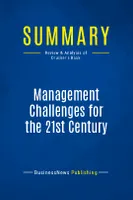 Summary: Management Challenges for the 21st Century, Review and Analysis of Drucker's Book