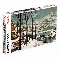 Puzzle - 1000 pièces - Chasseurs dans la neige