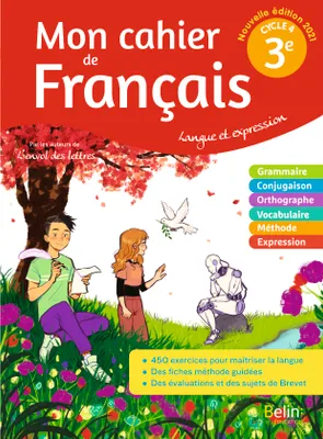 MON CAHIER DE FRANCAIS 3E, Langue et expression